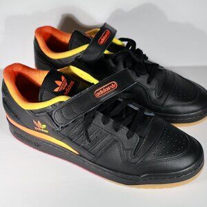 adidas Originals Men's Forum Low Classic Shoes Orange Black FZ5891 MEns size 11